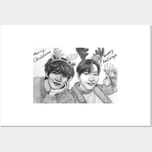 Merry Xmas & Happy Holidays Vhope Posters and Art